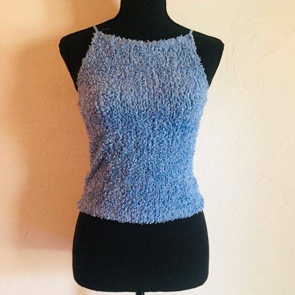 Charlotte Russe Tops - Charlotte Russe Baby Blue Textured Tank Top